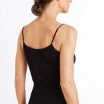 HANRO Cotton Seamless Spaghetti Top mit V-Ausschnitt – Bild 3