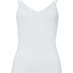 HANRO Cotton Seamless Spaghetti Top mit V-Ausschnitt – Bild 6