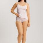 HANRO Cotton Seamless Spaghetti Top mit V-Ausschnitt – Bild 8