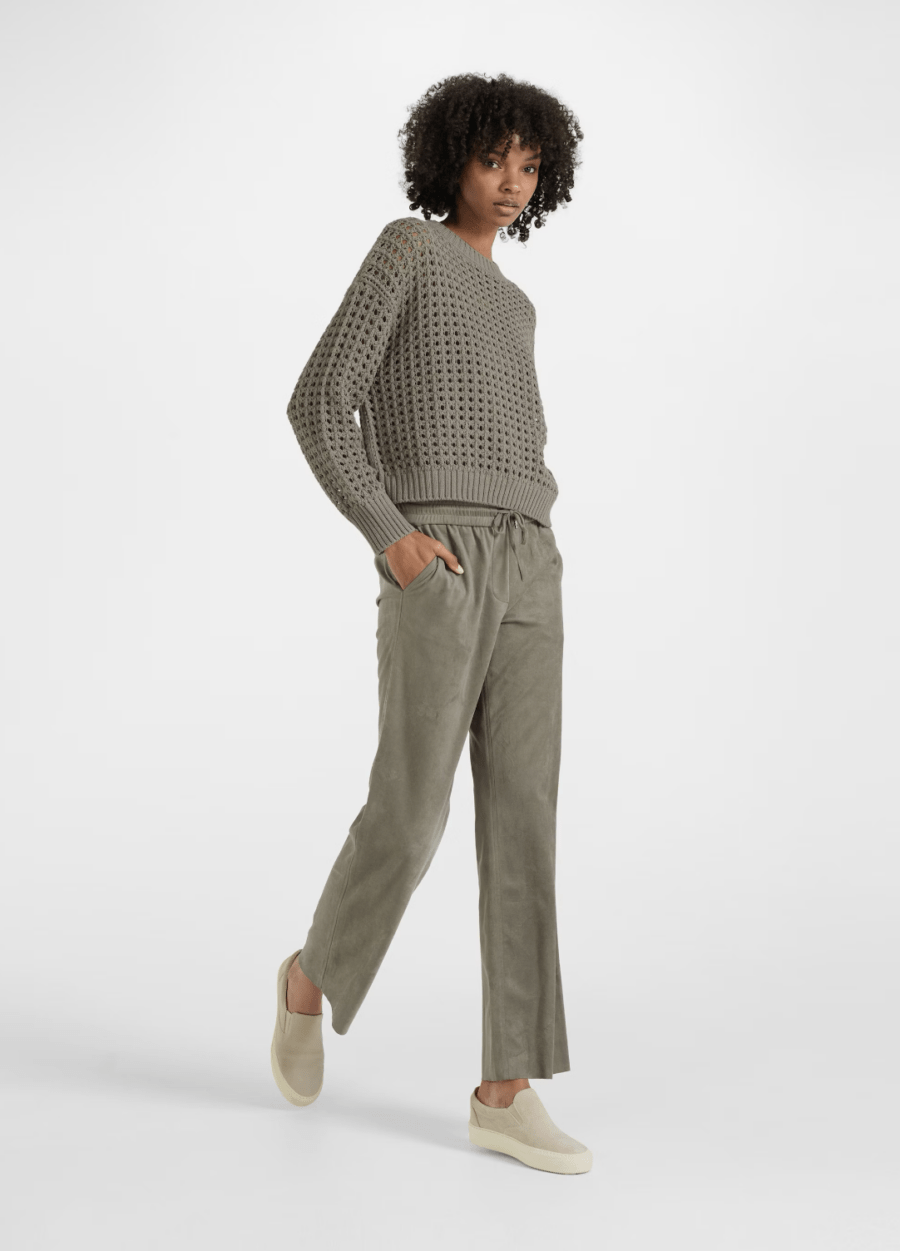 JUVIA Jula Tech Velours Hose Moon Rock