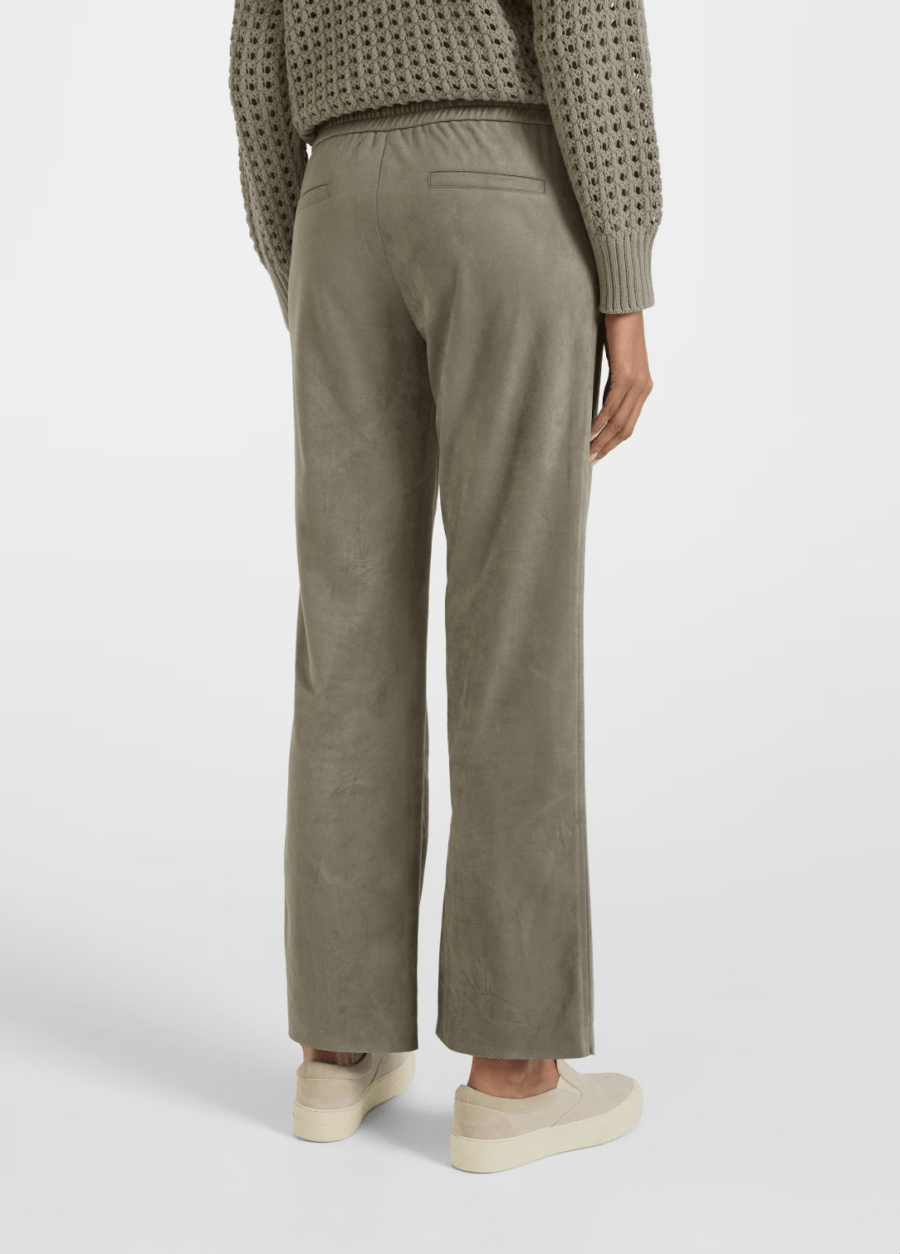 JUVIA Jula Tech Velours Hose Moon Rock – Bild 3