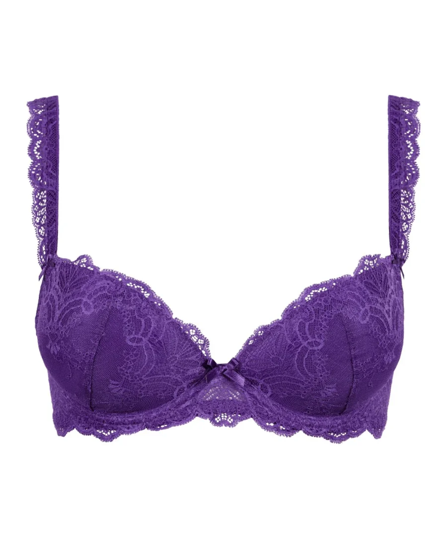 AUBADE Gemoldeter Push-Up BH Spiced Plum – Bild 7