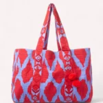 NIMO WITH LOVE Jaipur Tasche Ikat Red