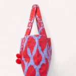 NIMO WITH LOVE Jaipur Tasche Ikat Red – Bild 3