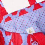 NIMO WITH LOVE Jaipur Tasche Ikat Red – Bild 2