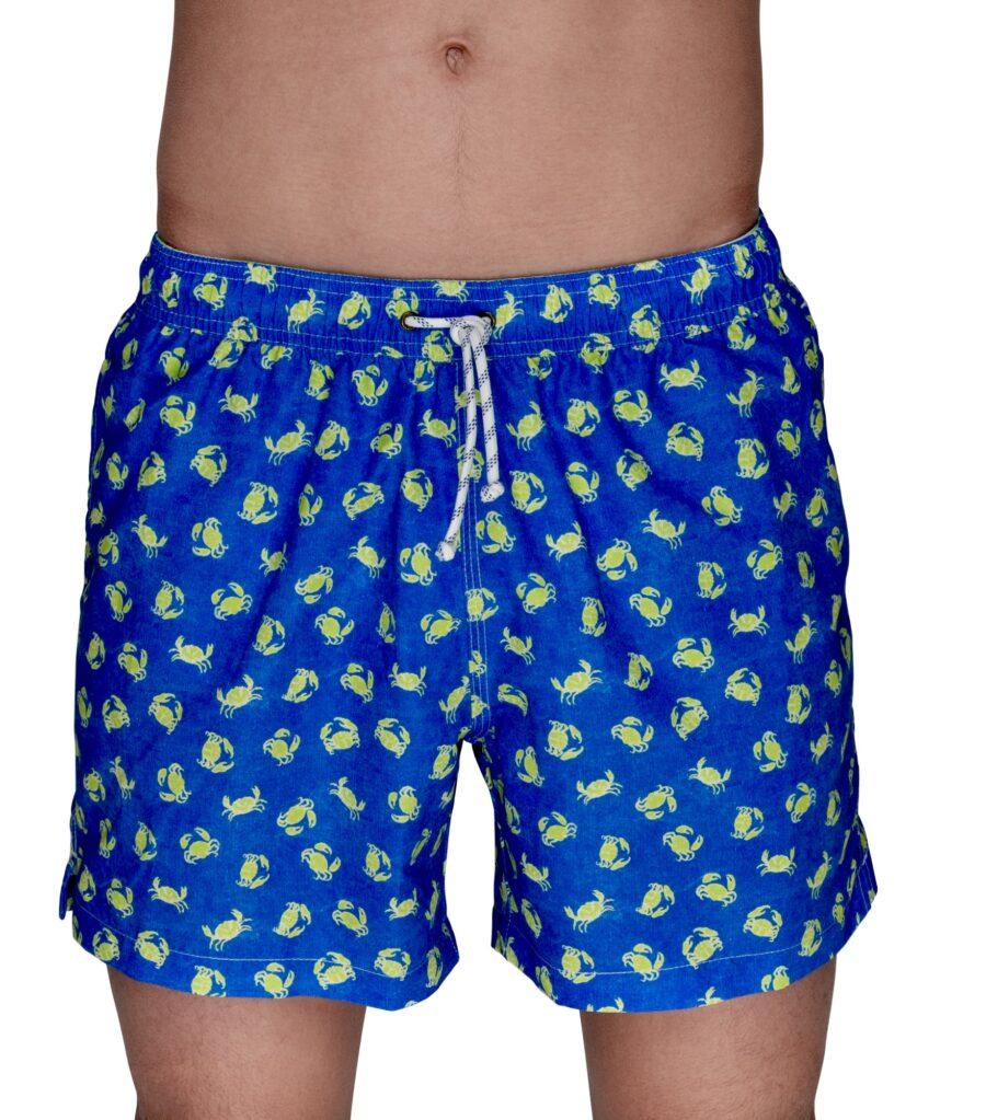 GERRY ST. TROPEZ Miami Badehose Krabbenprint