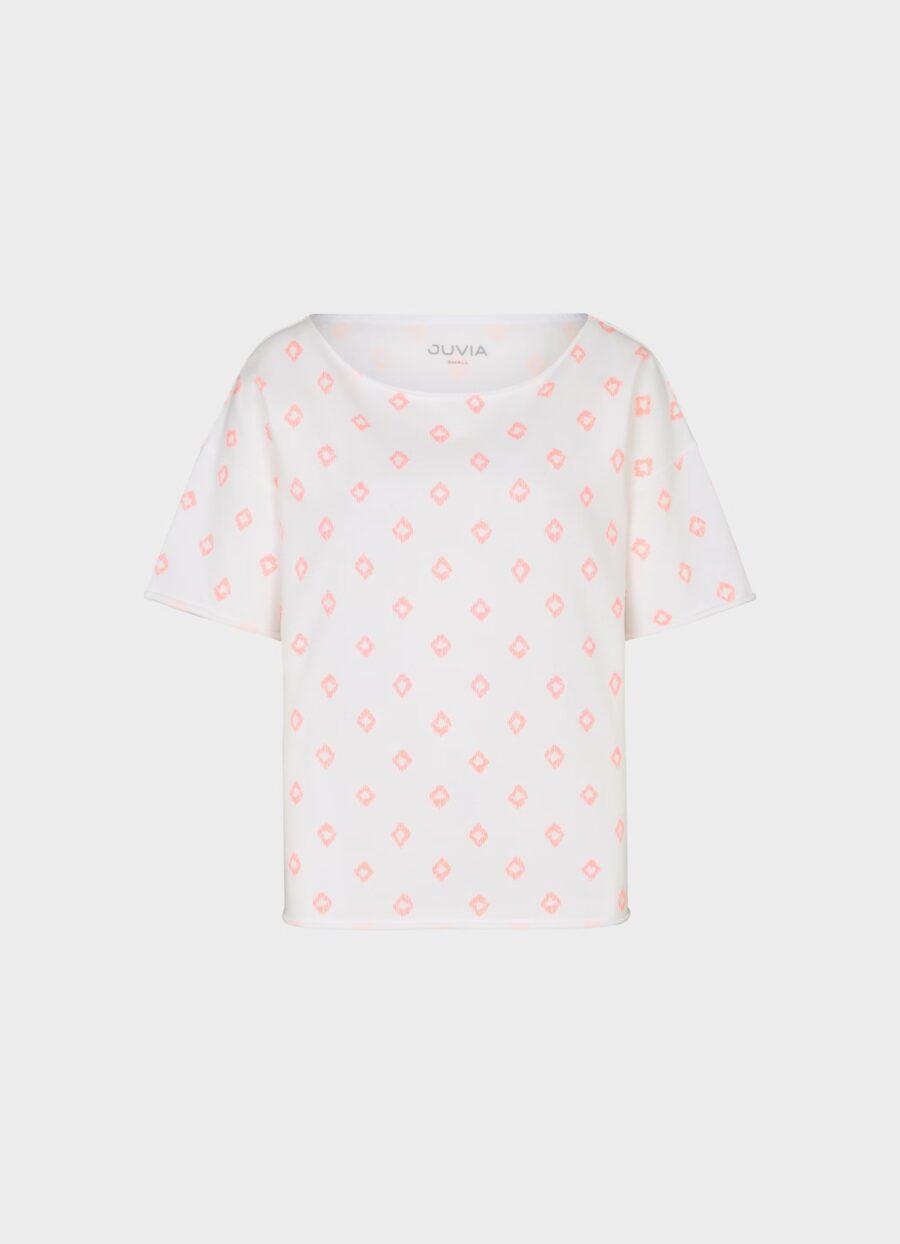 JUVIA T-Shirt "Kaya" Oversized Fit Neon Orange – Bild 2