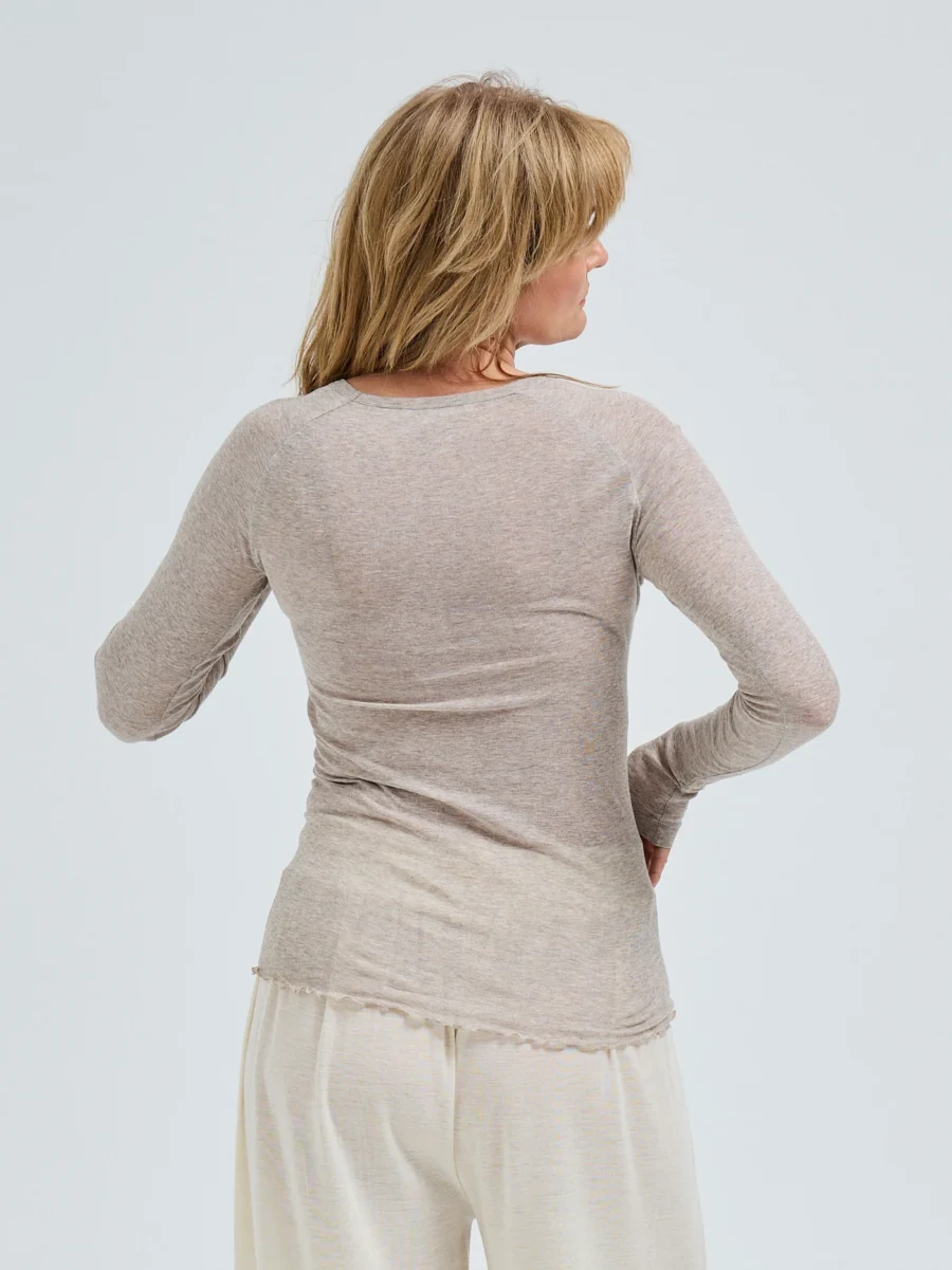 SEAMLESS BASIC Cotton Elvira Langarmshirt – Bild 6