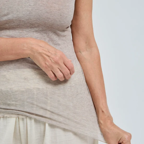 Flounce Baumwolle Tank Top SB1141 Desert Melange 4 1400x