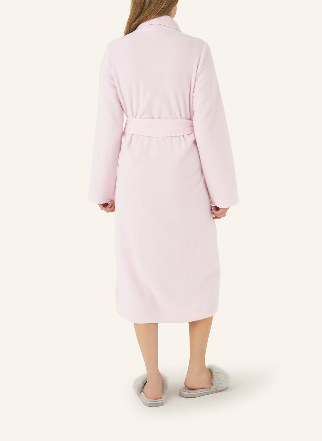 YELLAMARIS Hausmantel aus Fleece Rosa 2 YELLAMARIS Hausmantel aus Fleece Rosa – Bild 2