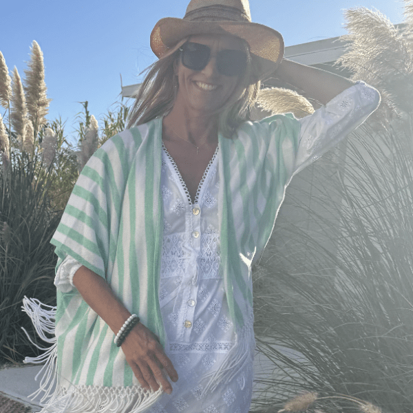 NOTSHY Chada Kaschmircape Herbier Grün