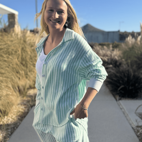 NOTSHY Angelina Kaschmirhemd Herbier Grün