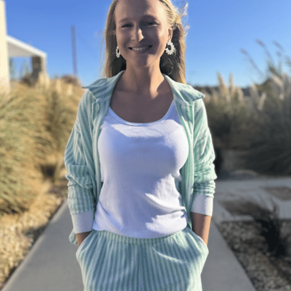 NOTSHY Aglae Kaschmirshorts Herbier Grün