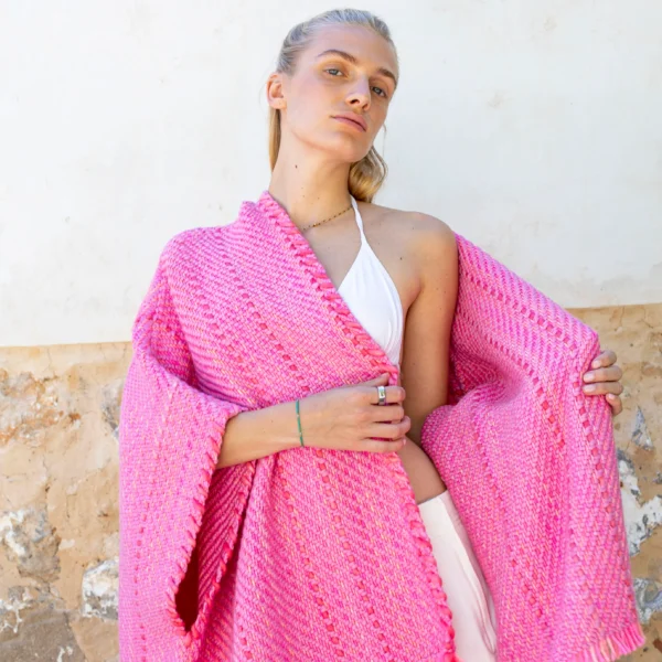 WEHVE Lose Cardigan Bella Flamingo