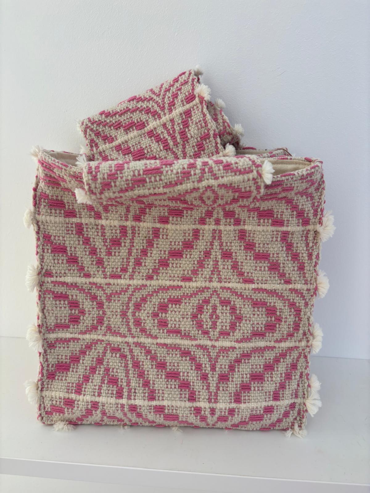 WEHVE Handwoven Bag - Delinum Bubble Gum 3 WEHVE Handwoven Bag - Delinum Bubble Gum – Bild 3