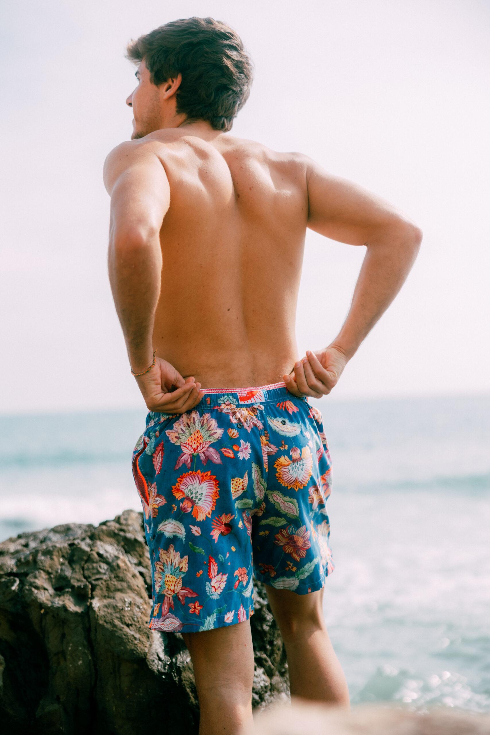 GERRY ST. TROPEZ Saona Badehose Blumenmuster 1 GERRY ST. TROPEZ Saona Badehose Blumenmuster