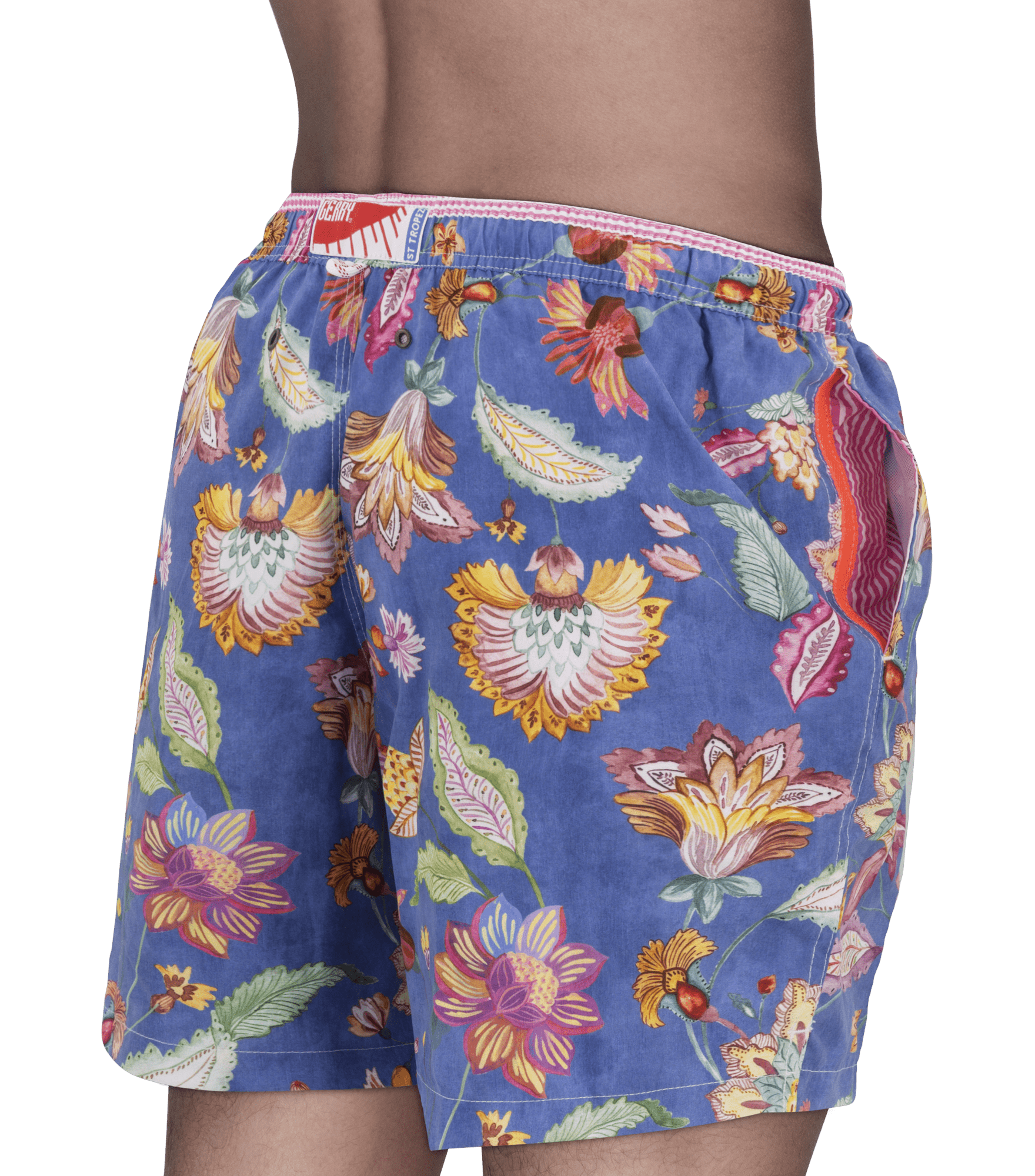 GERRY ST. TROPEZ Saona Badehose Blumenmuster 4 GERRY ST. TROPEZ Saona Badehose Blumenmuster – Bild 4